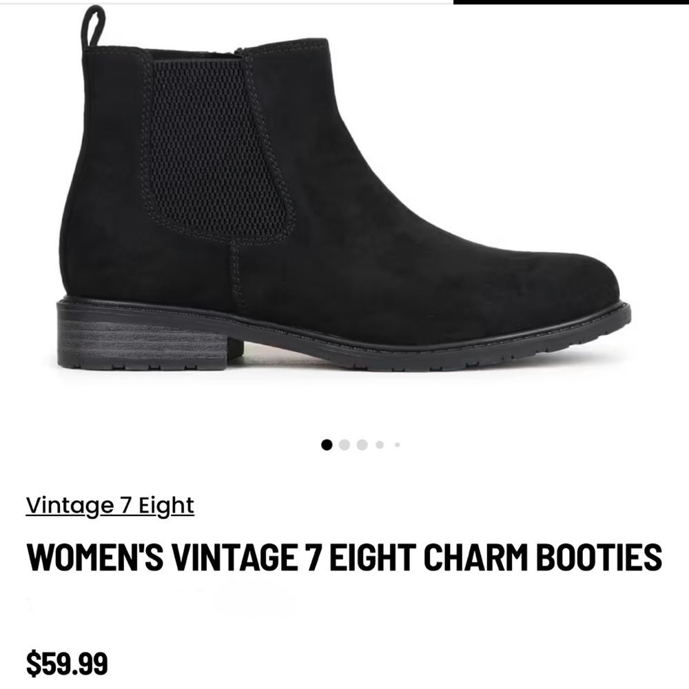 Vintage 7 Eight Ankle Chelsea Boots